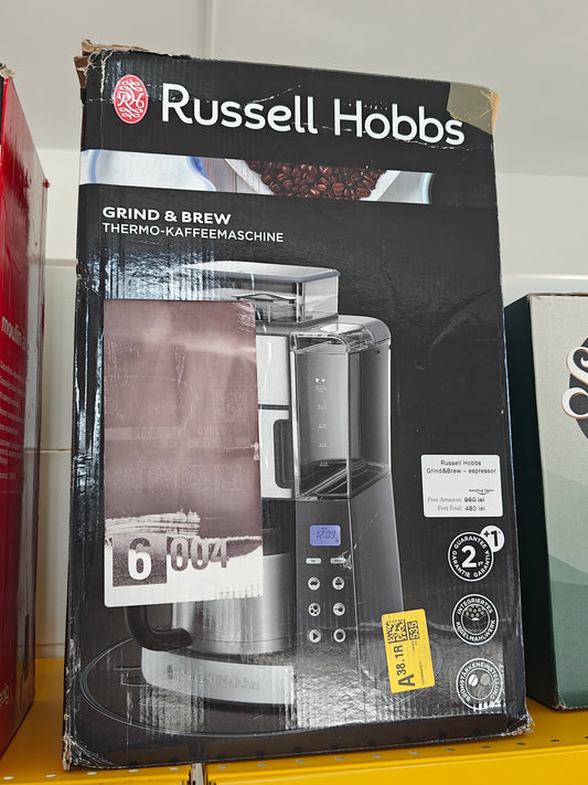 Russel Hobbs Grind & Brew - Espressor Cafea Boabe