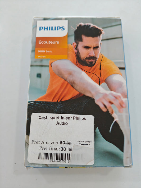 Philips Seria 1000 - Căști Sport in Ear ,jack 3.5mm