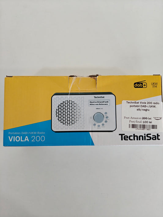 TechiSat Viola 200 - Radio Portabil DAB+/UKW