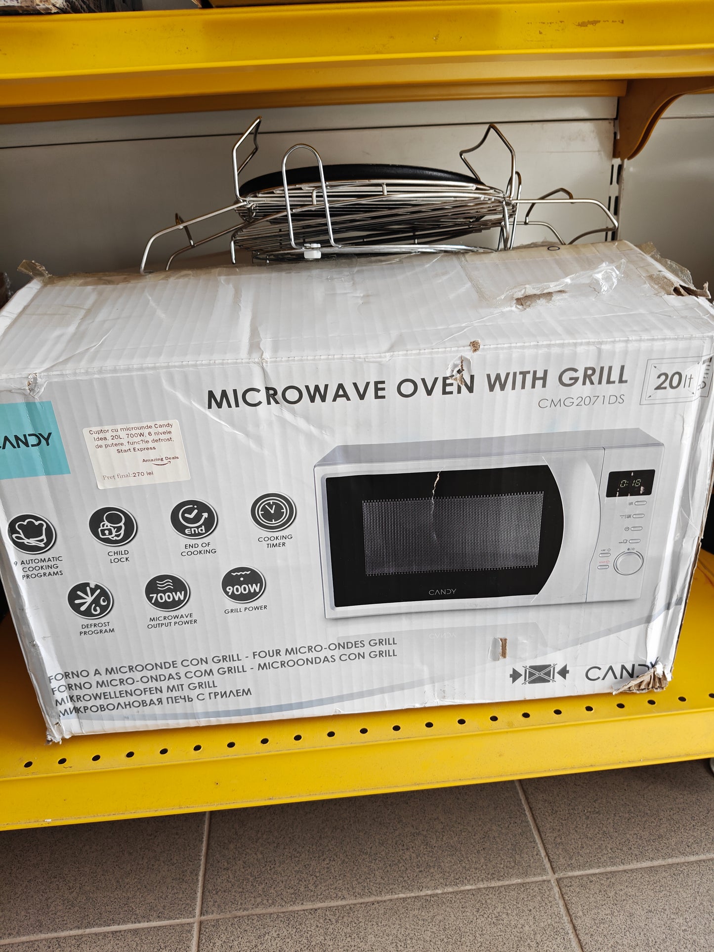 Cuptor cu microunde Candy ,20L ,700W