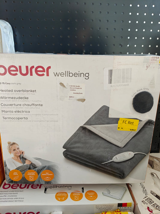 Pătură electrică,180x130cm, lavabila ,Beurer HD 75 Cosy