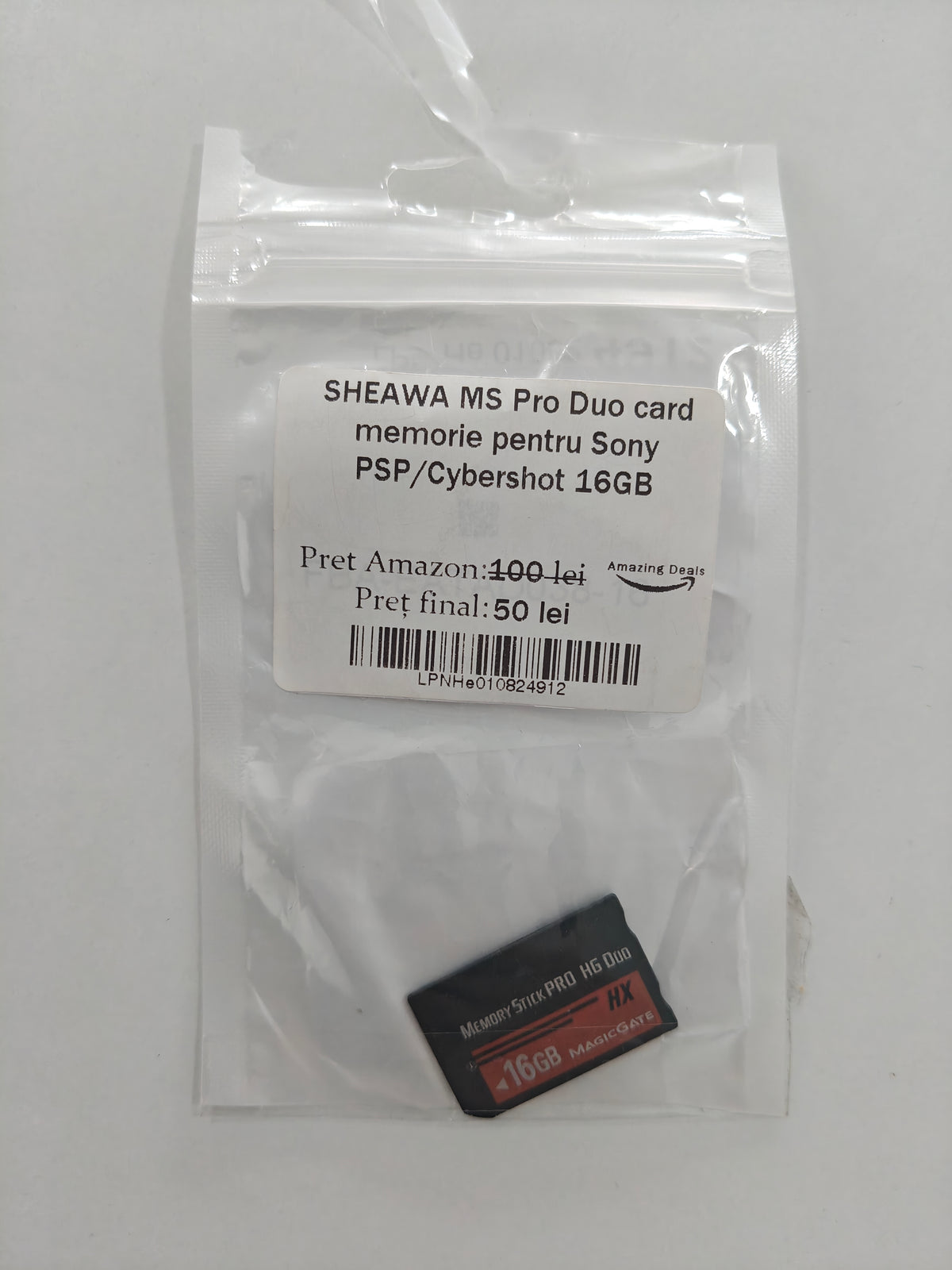 SHEAWA MS Pro Duo Card , memorie pentru Sony PSP/Cybershot, 16GB