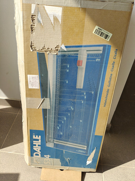 Mașină de tăiat cu levier, Dahle 534, până la A3, până la 15 coli (tăiere)