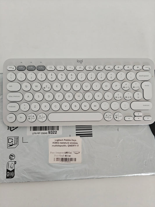 Logitech Pebble Keys K380s - Tastatura Wireless