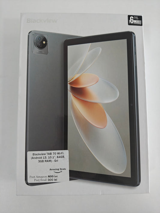 Tabletă Blacview Tab 70, 10.1", 64 Gb Stocare, 3 Gb RAM
