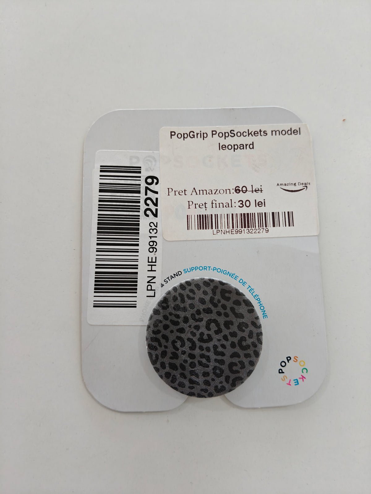 PopGrip PopSocket model leopard