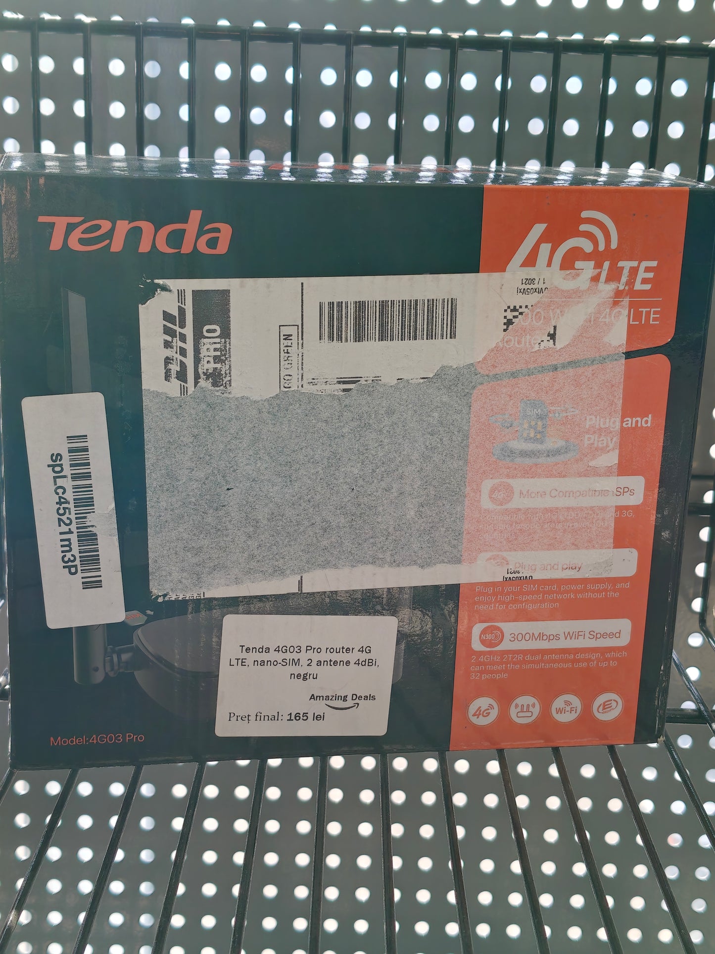 Router cu Nano-Sim ,Tenda 4GO3 Pro