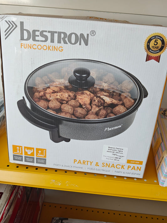 Tigaie Electrică - Bestron Paellera AHP1200, 28,5 cm