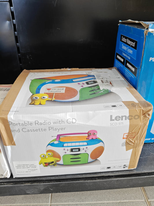 Radio Casetofon pentru copii ,Lenco SCD-971