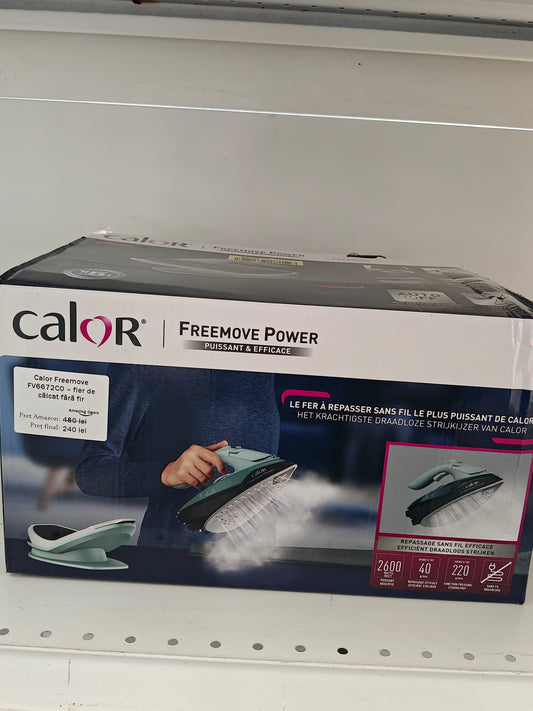 Fier de Călcat fără Fir, Calor Freemove FV6672CO