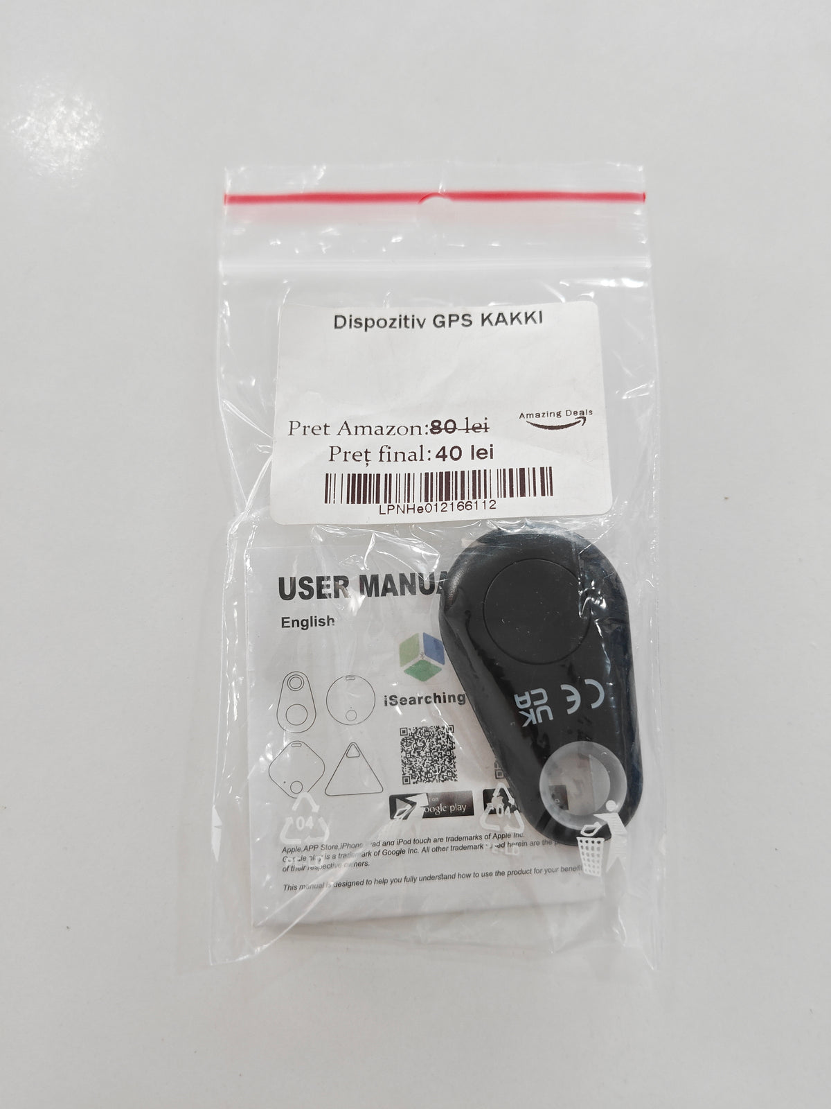 KAKKI - Dispozitiv GPS cu Aplicație Android/iOS