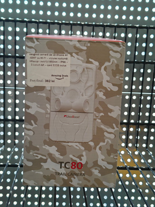 Cameră de vânătoare 4K cu WiFi ,vedere nocturnă , infraroșu invizibil ,Card Inclus