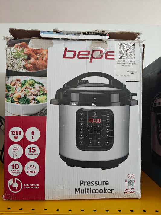 Multicooker cu Presiune - 6L ,15 Programe ,Inox