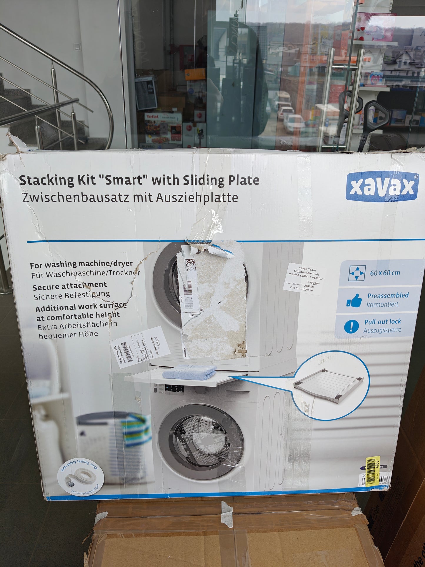 Xavax ,Cadru de Suprapunere pentru mașină de spălat