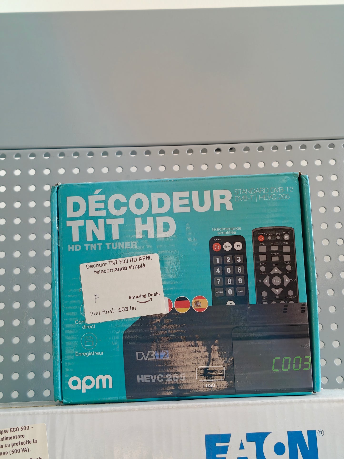 Decodor TNT Full HD APM , telecomandă simplă