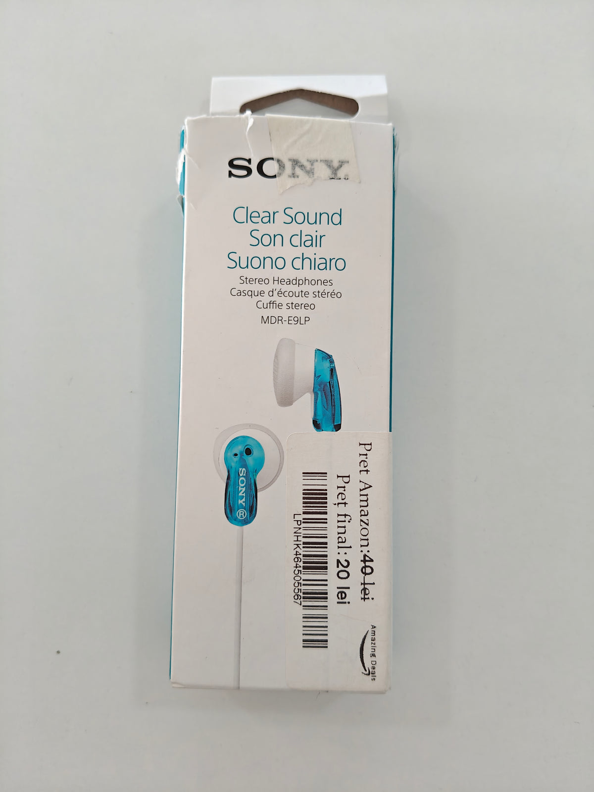 Căști Sony MDR-E9LP in-Ear, Jack 3.5mm