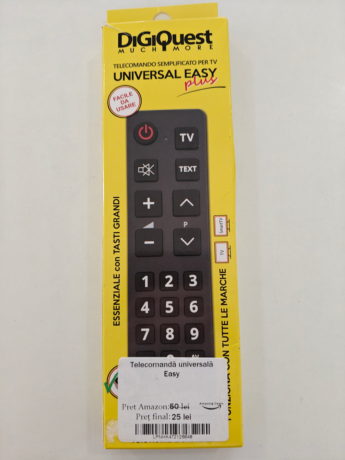 Easy - Telecomandă universală