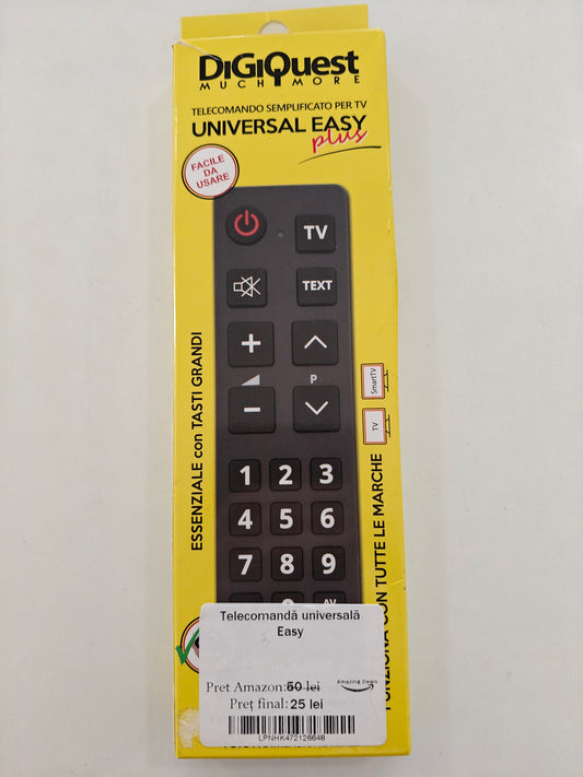 Easy - Telecomandă universală