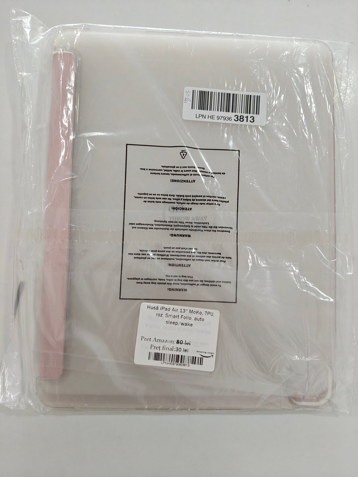 Husa iPad Air 13" , Auto-wake/sleep