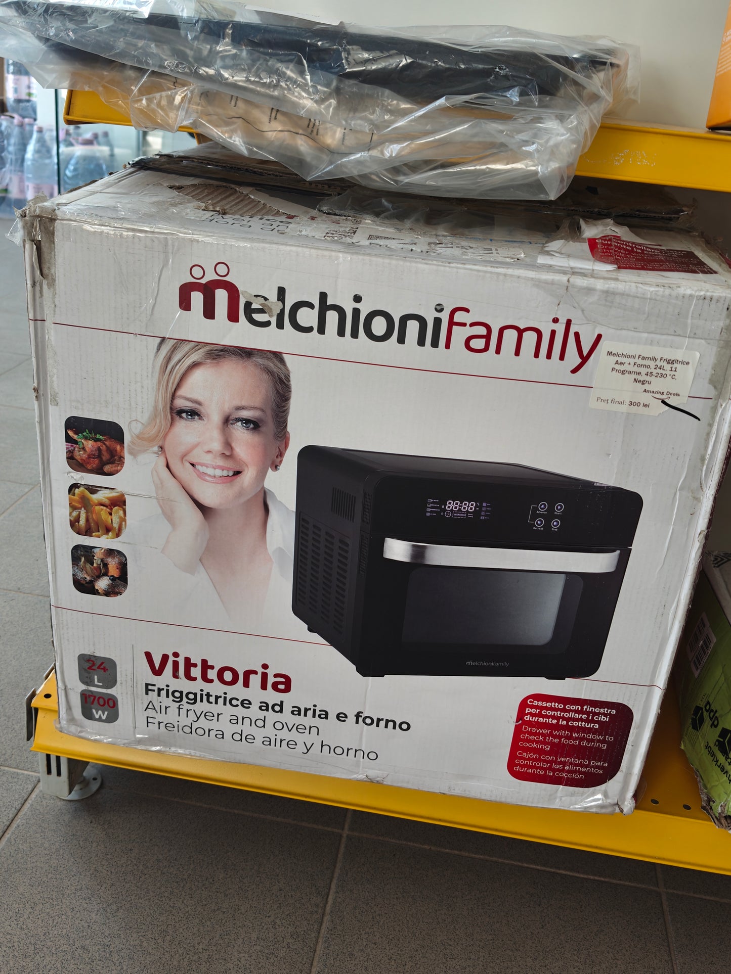 Air fryer și Cuptor - Melchioni Family ,24L ,11 Programe, 230°C