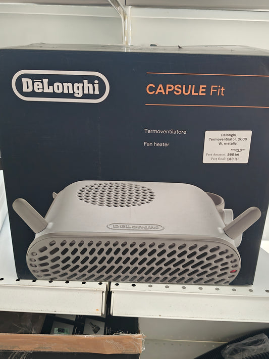 De'Longhi Termoventilator 2000 W, Metalic