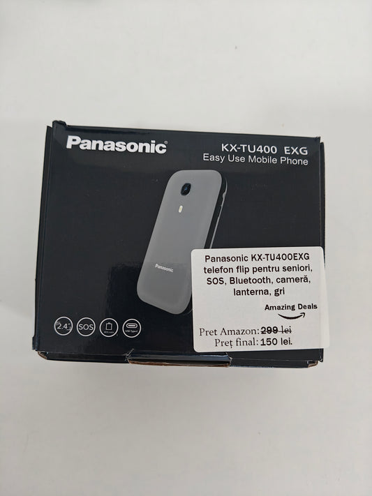 Panasonic KX-TU400EXG ,Telefon Flip pentru seniori