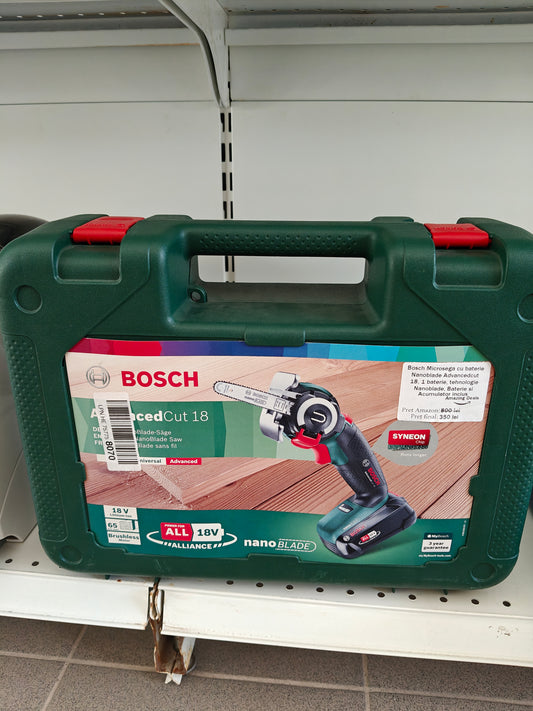 Fierăstrău Bosch AdvanceCut 18 ,Baterie și acumulator inclus