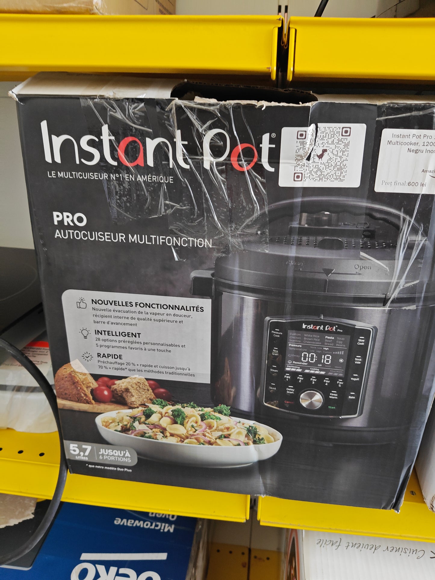 Multicooker Instant Pot Pro, 5.7L, 1200W