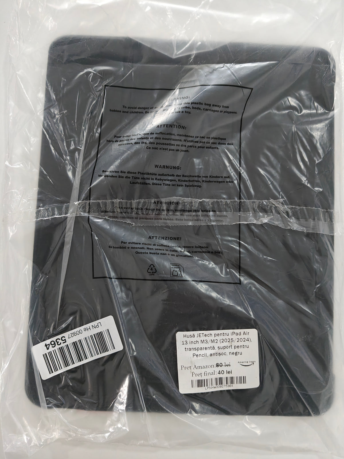 Husa iPad Air 13" ,M3/M2 ,suport stilou