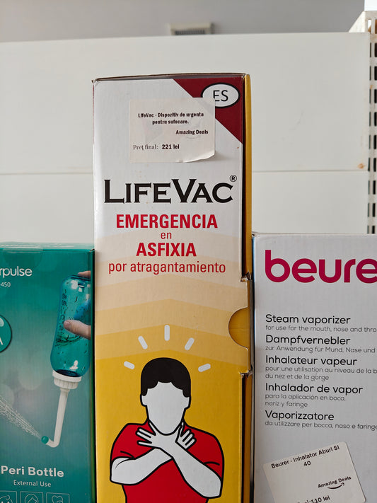 Dispozitiv de urgență pentru sufocare, LifeVac