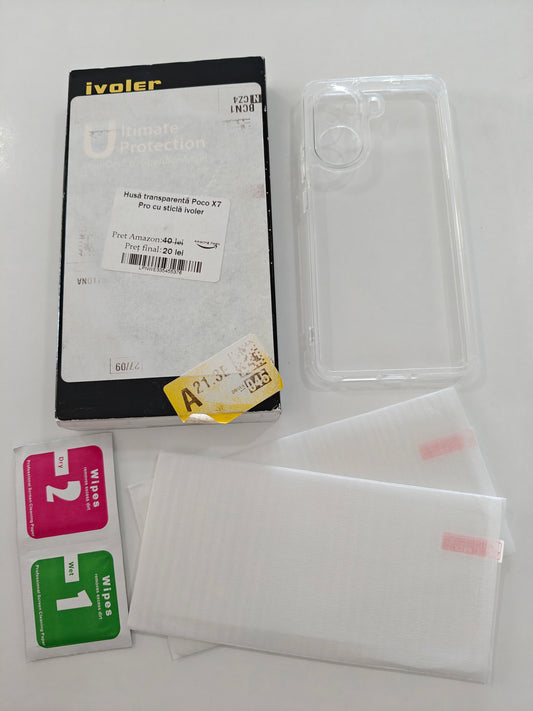 Husa + Folii Poco X7 Pro
