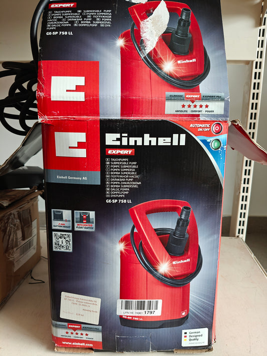 Pompă submersibilă Einhell GE SP 750 LL ,750W ,15.000 L/h