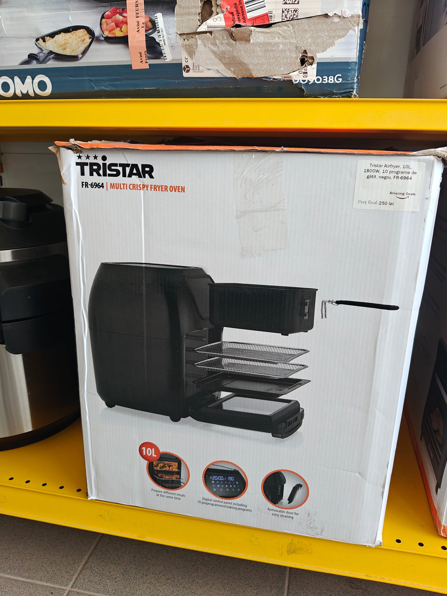 Air Fryer Tristar, 10L ,1800W , 10 Programe de Gătit