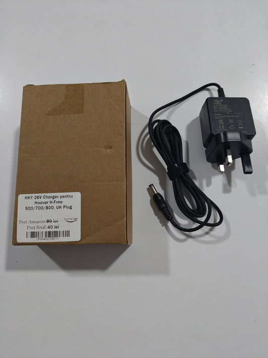 Încărcător 26V Aspiratoare Hoover H-Free 500/700/800 (Priză Anglia)