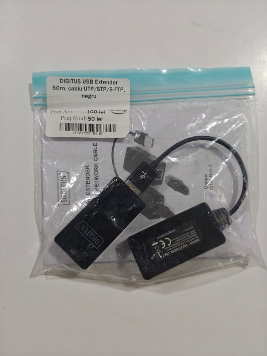 Digitus USB Extender 50m, cabluri UTP/STP/S-FTP