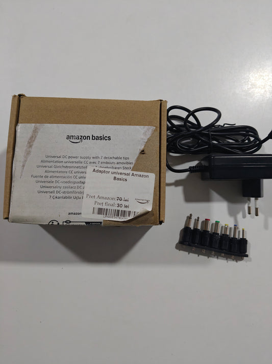 Adaptor de Alimentare universal, Amazon Basics