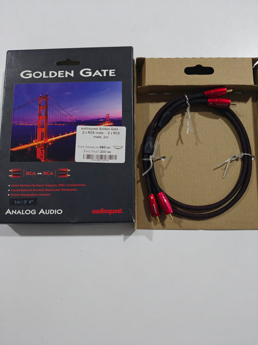 Audio Quest Golden Gate Cablu RCA 1m