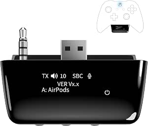 Adaptor Audio Wireless pentru Controller XBOX One , Series X/S și Elite 2, adaptor pentru microfon