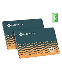 NOVOO AirTag ,card tracker subțire pentru Apple ,set de 2