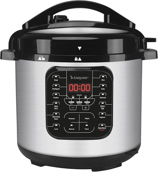 Multicooker cu Presiune - 6L ,15 Programe ,Inox