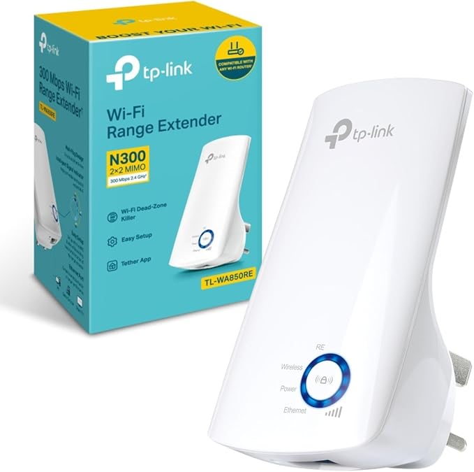 TP-Link TL WA850RE - Extender Wi-Fi ,300Mbps ,Priză Anglia/UK