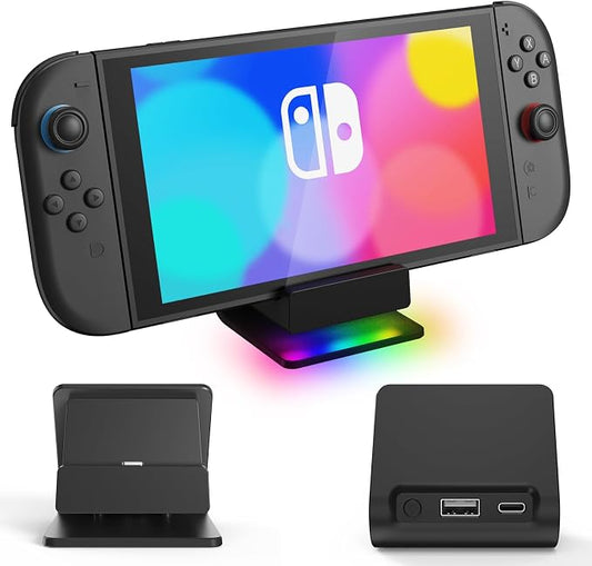 Statie de încărcare Nintendo Switch 2 ,Dock portabil cu LED