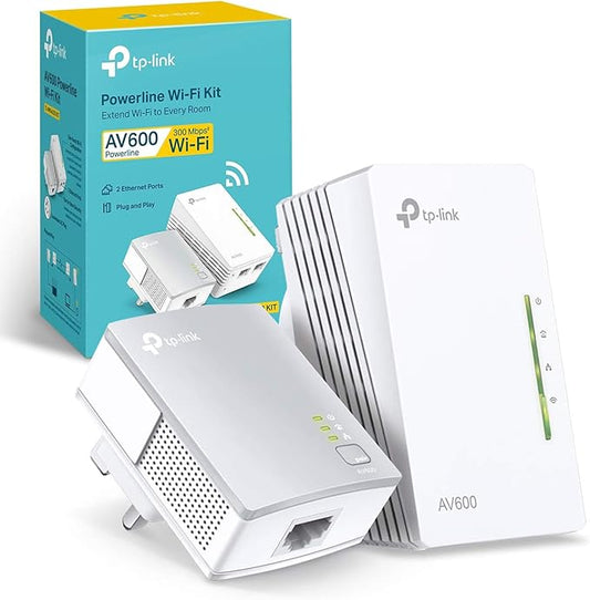 Kit Powerline Extender, TP-Link TL-WPA4220KIT, până la 300 Mbps