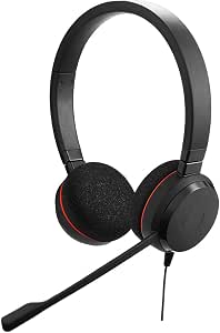 Jabra Evolve 20 UC - Căști USB cu microfon ,noise-cancelling pasiv , VoIP