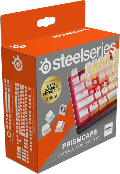Set Taste Steelseries PrismCaps ,double-shot alb