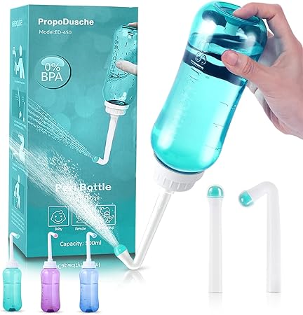 [RESIGILAT] Duș cu buton , duză dublă, Peri Bottle