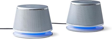 Amazon Basics - Difuzoare Stereo 2.0 pentru PC, alimentare USB