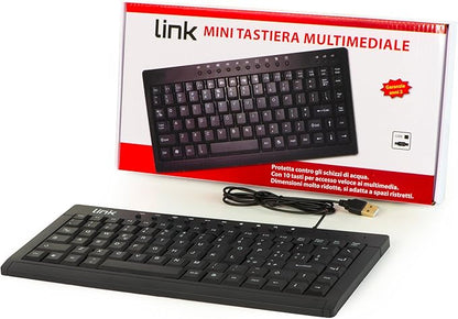 [RESIGILAT] Tastatură Multimedia LINK MINI USB