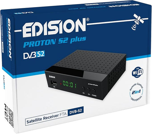 Receiver satelit Edison Proton S2 Plus, FTA Full HD