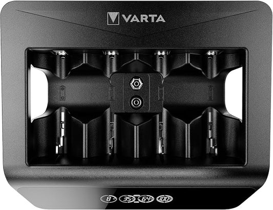 Varta - Încărcător Baterii AA/AAA/C/D/9V cu Ecran LCD